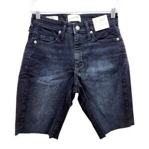 High-Rise Bermuda Denim Shorts Universal Thread Slim Leg Smooths  Size 0/25